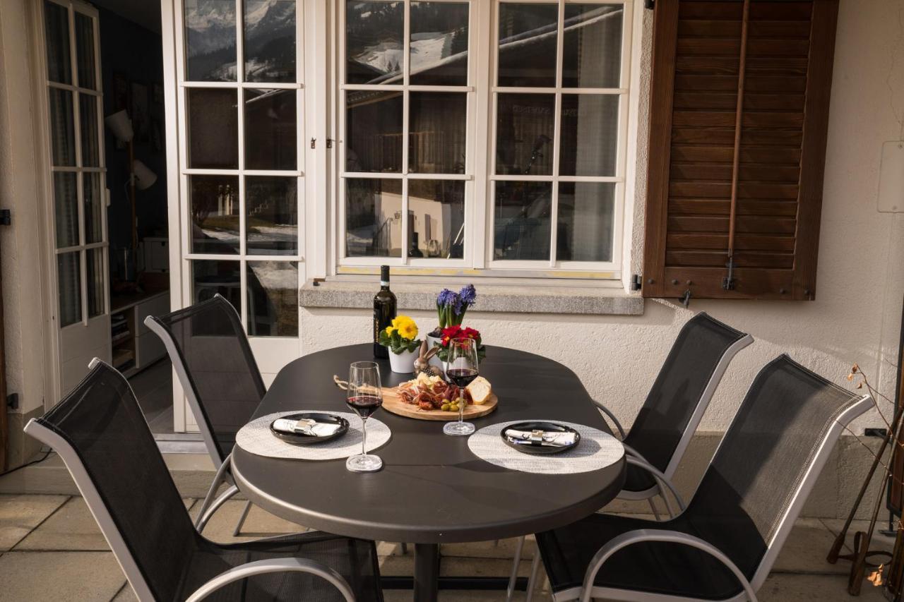 Chalet Spitzhorn - Your Peak Getaway - Private Terrasse & Gratis Parkplatz 그체이 외부 사진