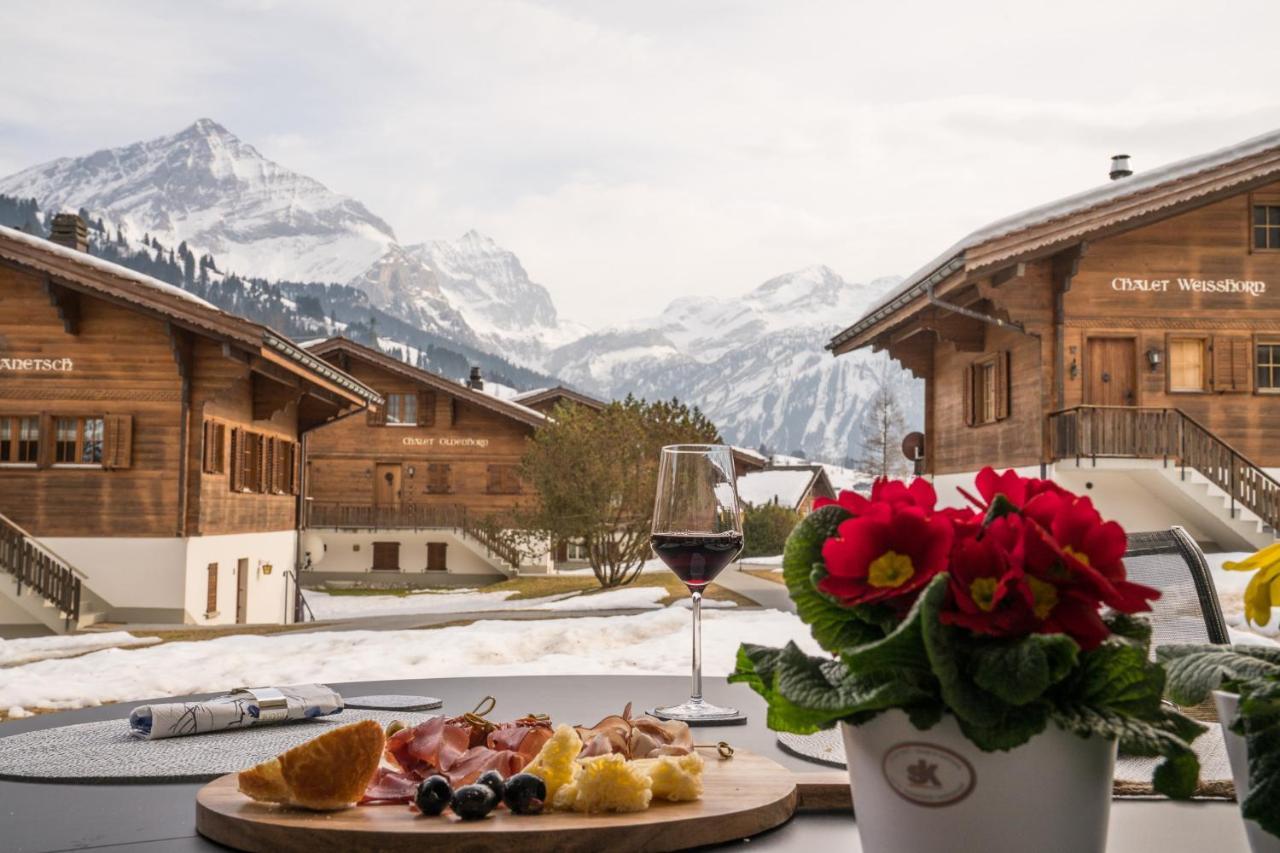 Chalet Spitzhorn - Your Peak Getaway - Private Terrasse & Gratis Parkplatz 그체이 외부 사진