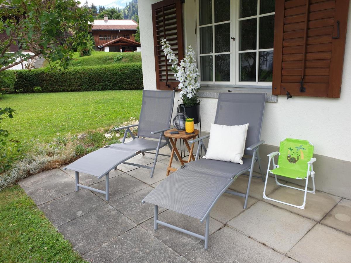 Chalet Spitzhorn - Your Peak Getaway - Private Terrasse & Gratis Parkplatz 그체이 외부 사진